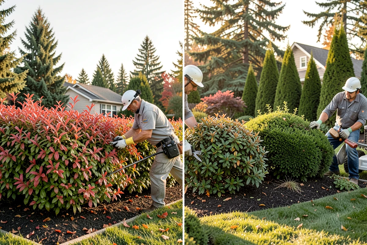Spirea Pruning in Maple Valley, King County, WA - Identify whether the spirea blooms in spring or summer
