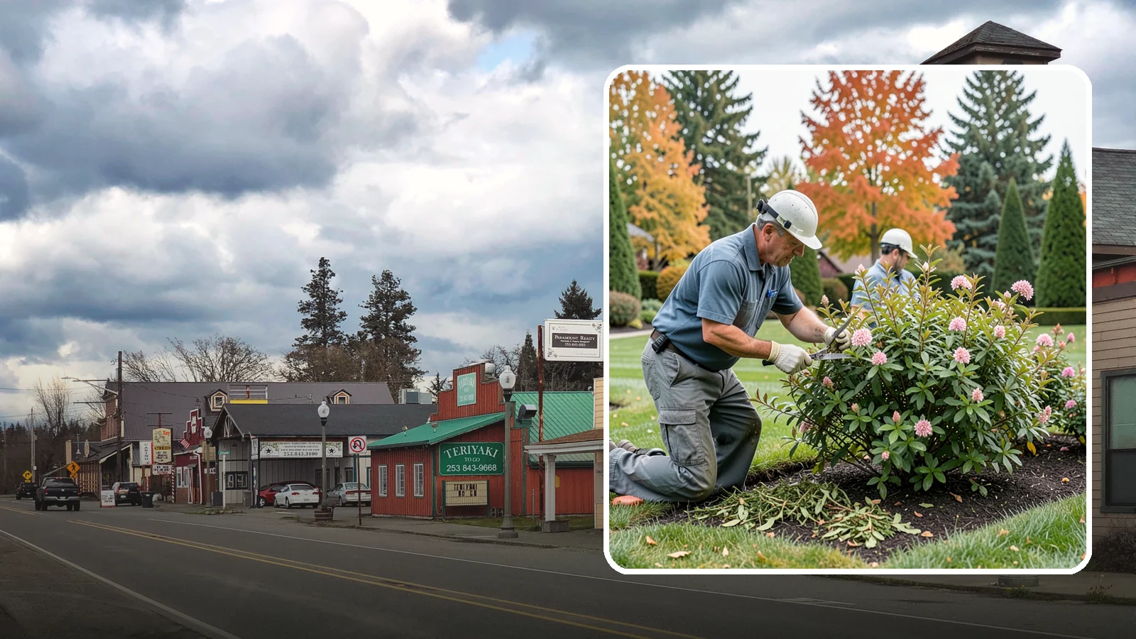 Spirea Pruning in Roy, Pierce County, WA - Bloom-based pruning of spirea that treats spring and summer bloomers differently to maximize flowering and shape.