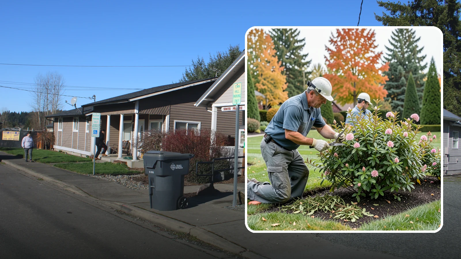 Spirea Pruning in South Prairie, Pierce County, WA - Bloom-based pruning of spirea that treats spring and summer bloomers differently to maximize flowering and shape.