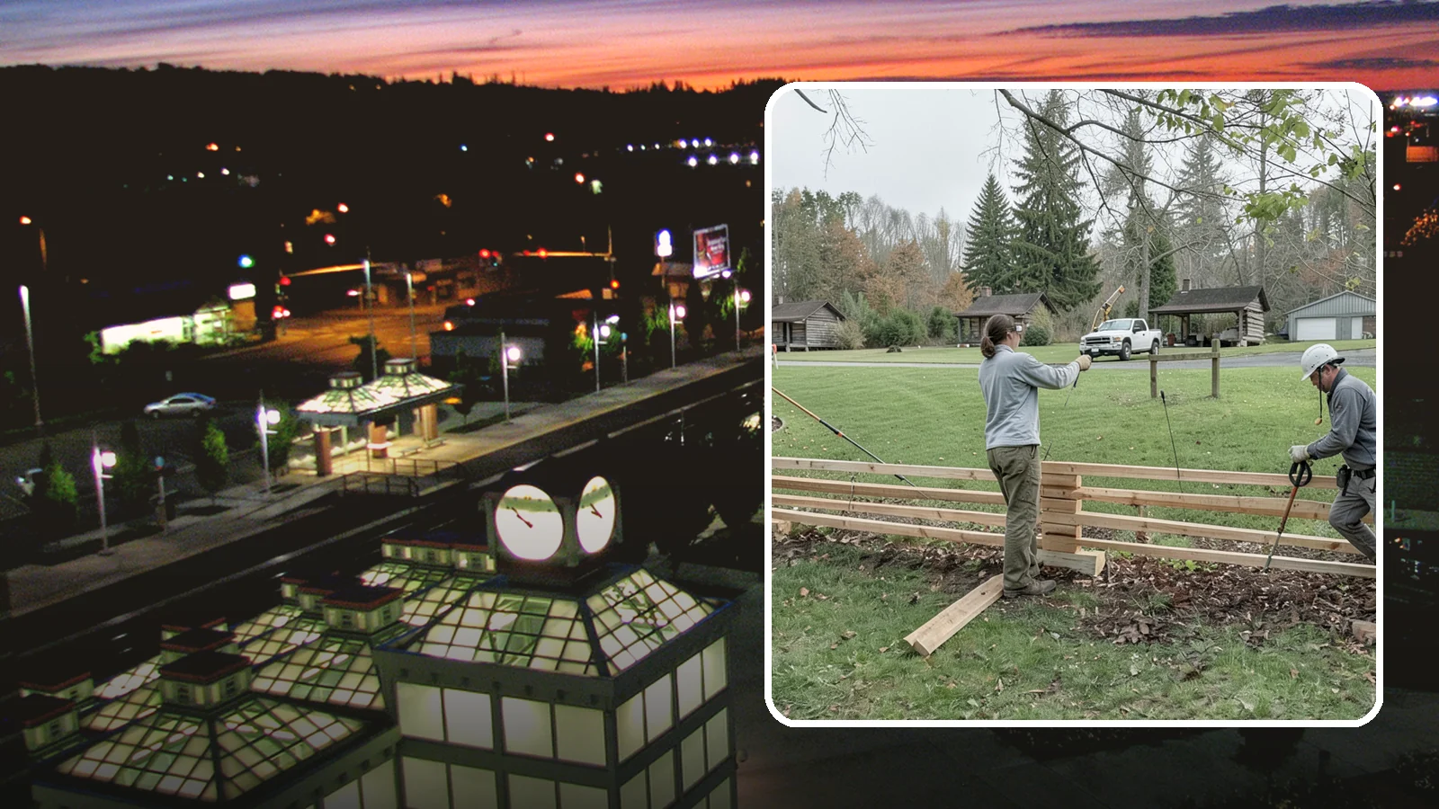Split Rail Fence Installation in Auburn, King County, WA - We install rustic cedar split rail fencing that defines property lines and gardens with classic Northwest character.