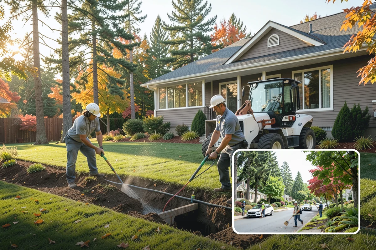 Split Rail Fence Installation in Beaux Arts Village, King County, WA - Creates an open, rustic boundary with true Northwest style