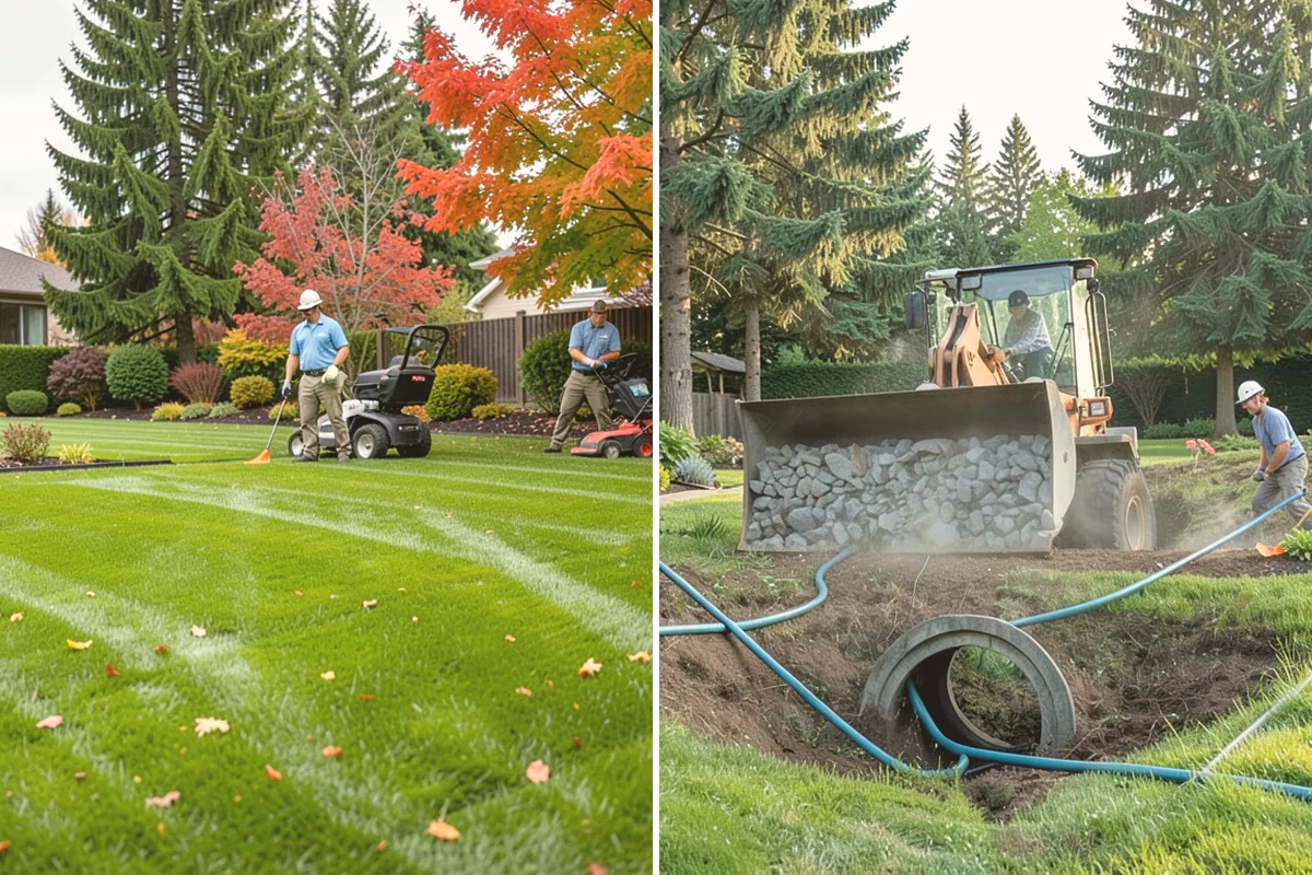 Split Rail Fence Installation in Bellevue, King County, WA - Lay out the line and confirm corners and property edges