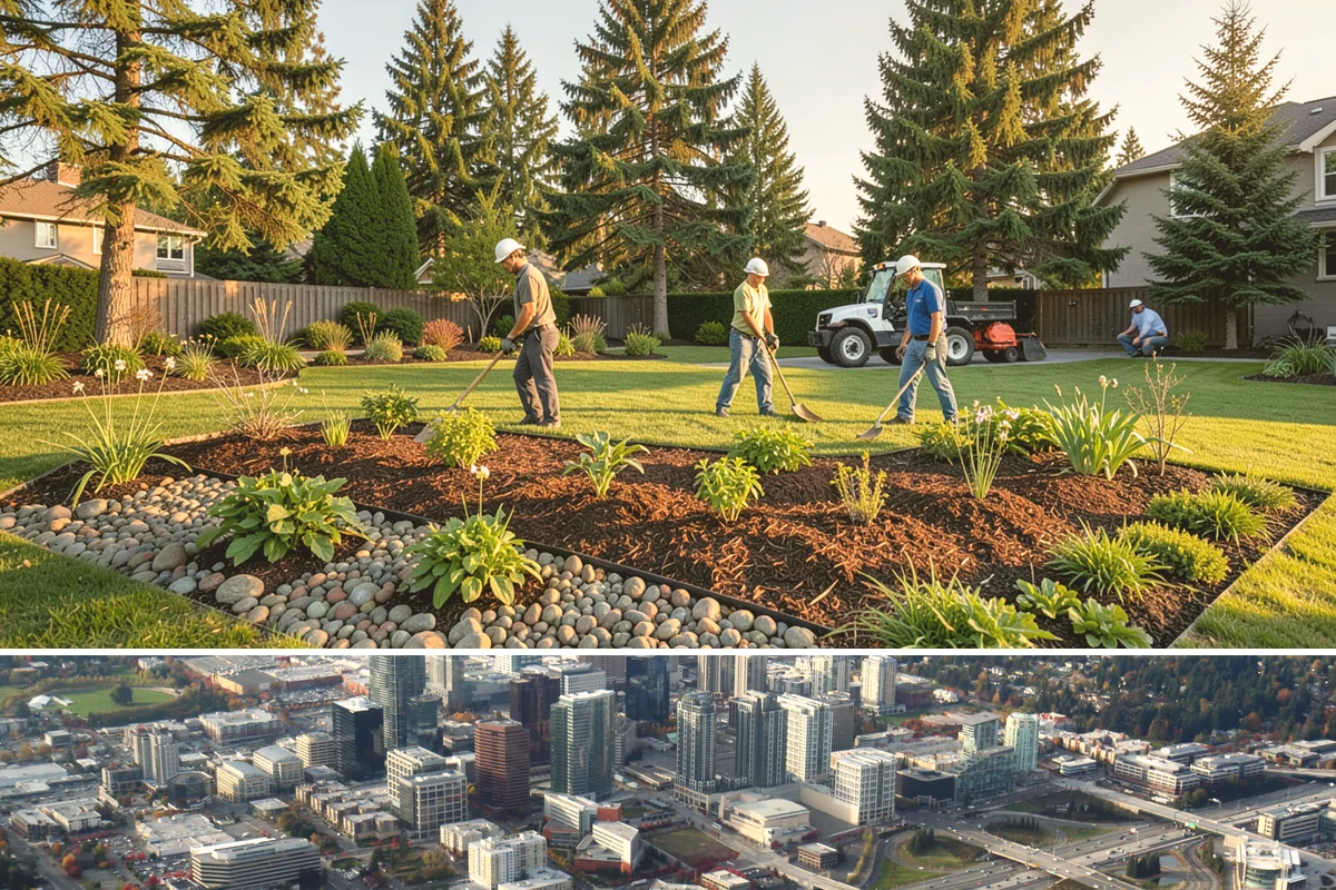 Split Rail Fence Installation in Bellevue, King County, WA - Split rail installs across most seasons, but firmer summer ground helps posts stay plumb in our saturated Northwest soils.