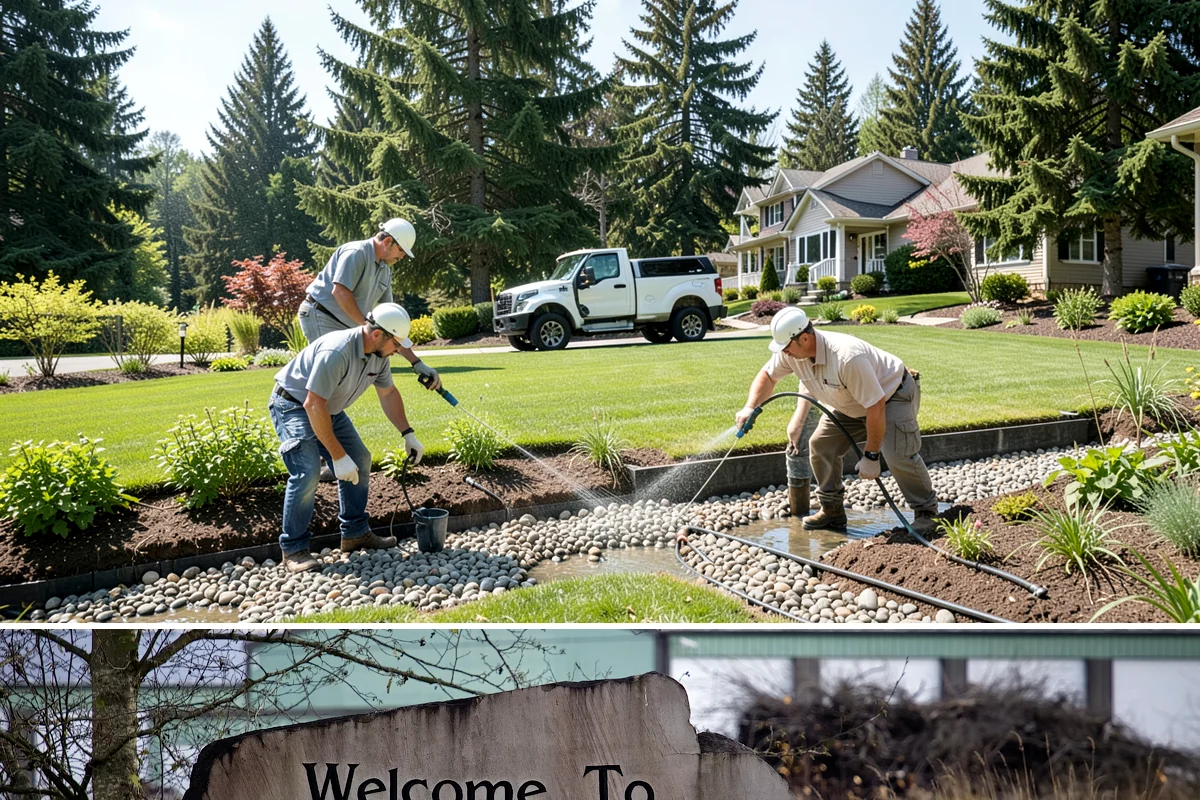 Split Rail Fence Installation in Buckley, Pierce County, WA - Split rail installs across most seasons, but firmer summer ground helps posts stay plumb in our saturated Northwest soils.