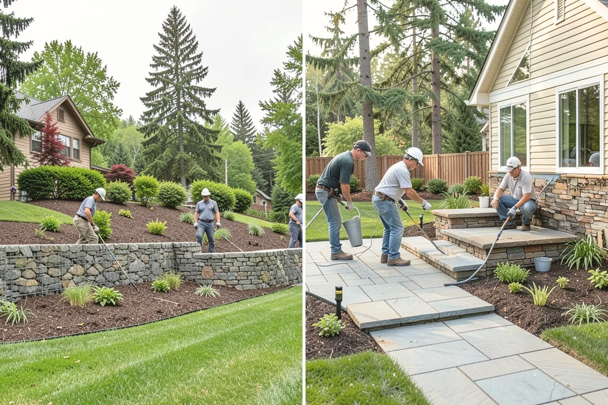 Split Rail Fence Installation in Burlington, Skagit County, WA - Lay out the line and confirm corners and property edges