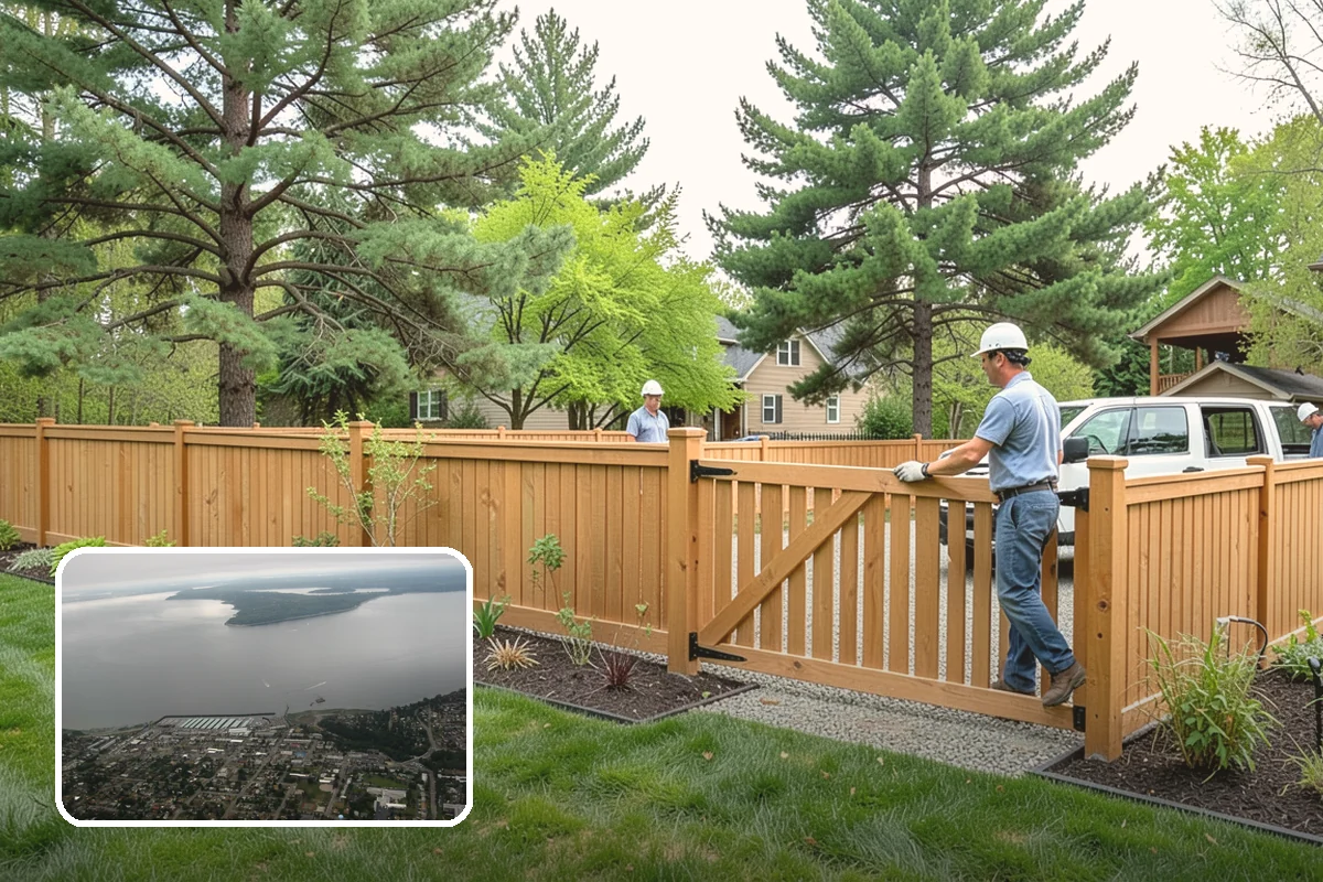 Split Rail Fence Installation in Des Moines, King County, WA - Creates an open, rustic boundary with true Northwest style