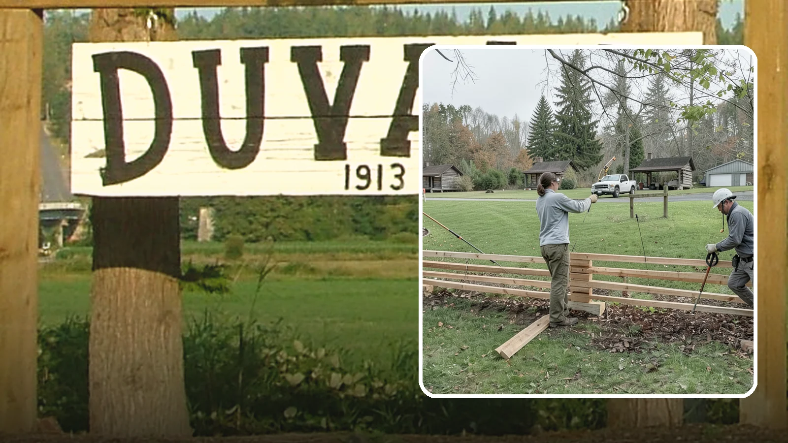 Split Rail Fence Installation in Duvall, King County, WA - We install rustic cedar split rail fencing that defines property lines and gardens with classic Northwest character.