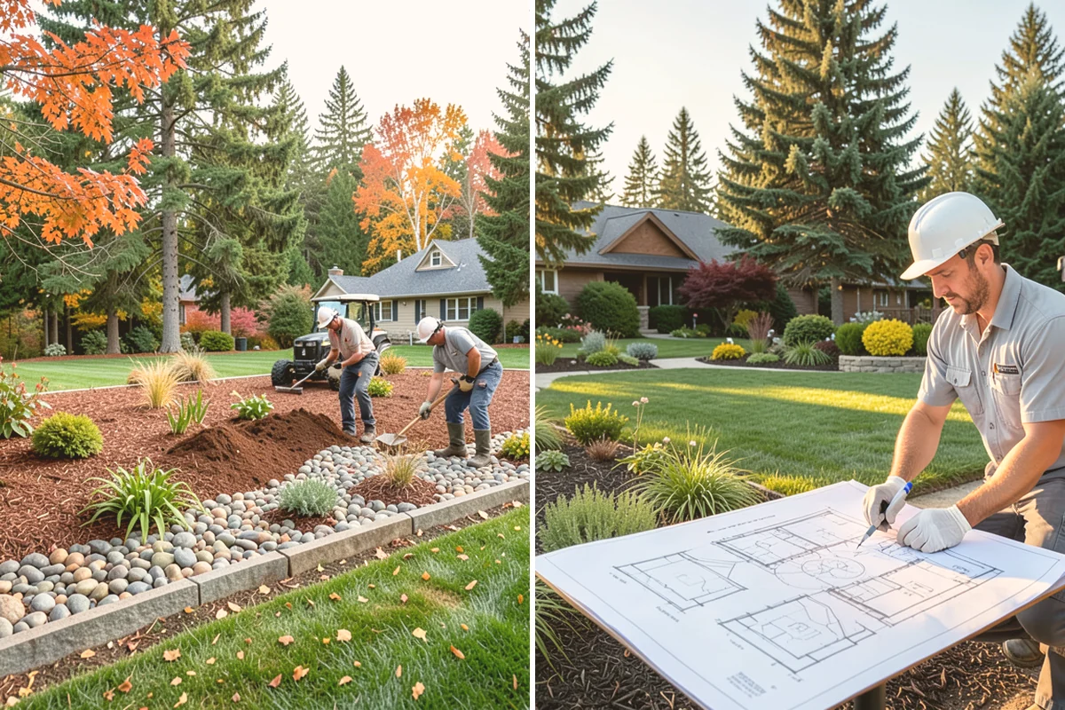 Split Rail Fence Installation in Edmonds, Snohomish County, WA - Lay out the line and confirm corners and property edges