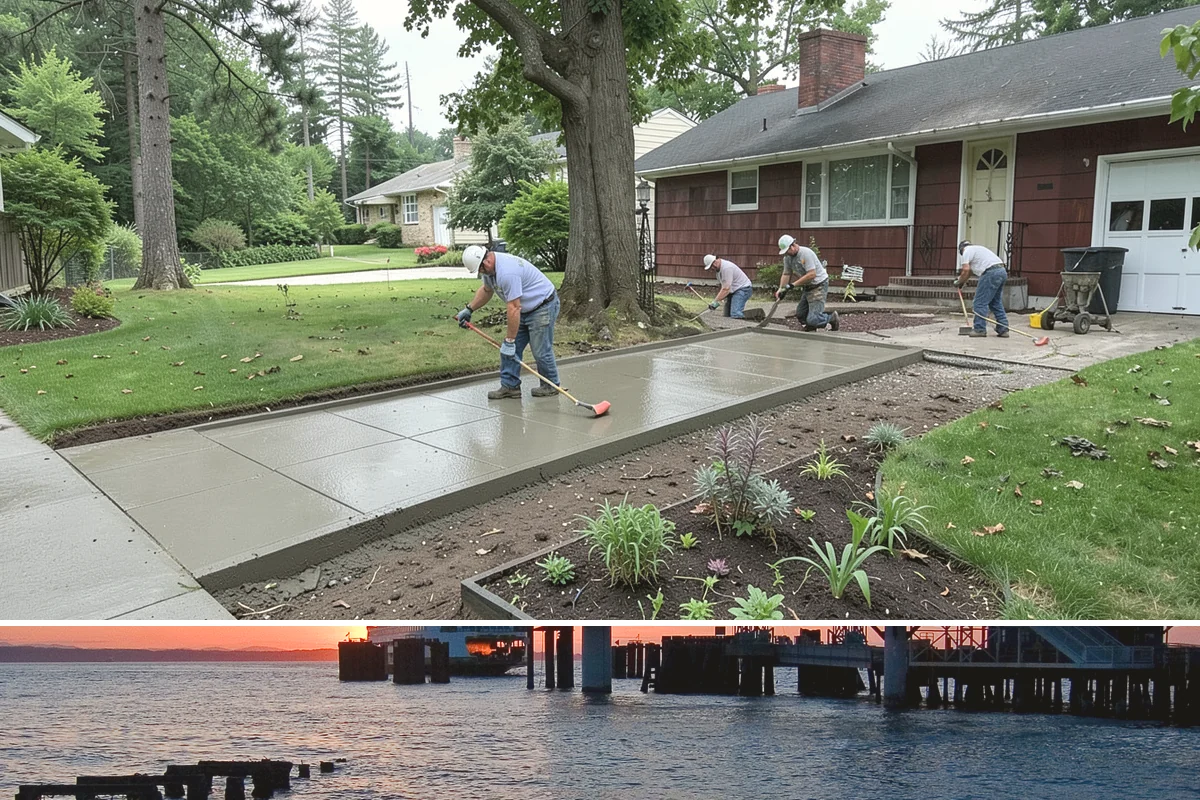 Split Rail Fence Installation in Edmonds, Snohomish County, WA - Split rail installs across most seasons, but firmer summer ground helps posts stay plumb in our saturated Northwest soils.