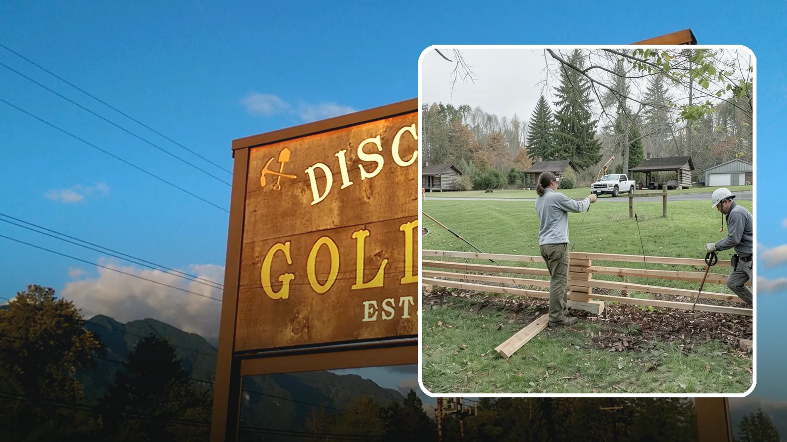 Split Rail Fence Installation in Gold Bar, Snohomish County, WA - We install rustic cedar split rail fencing that defines property lines and gardens with classic Northwest character.