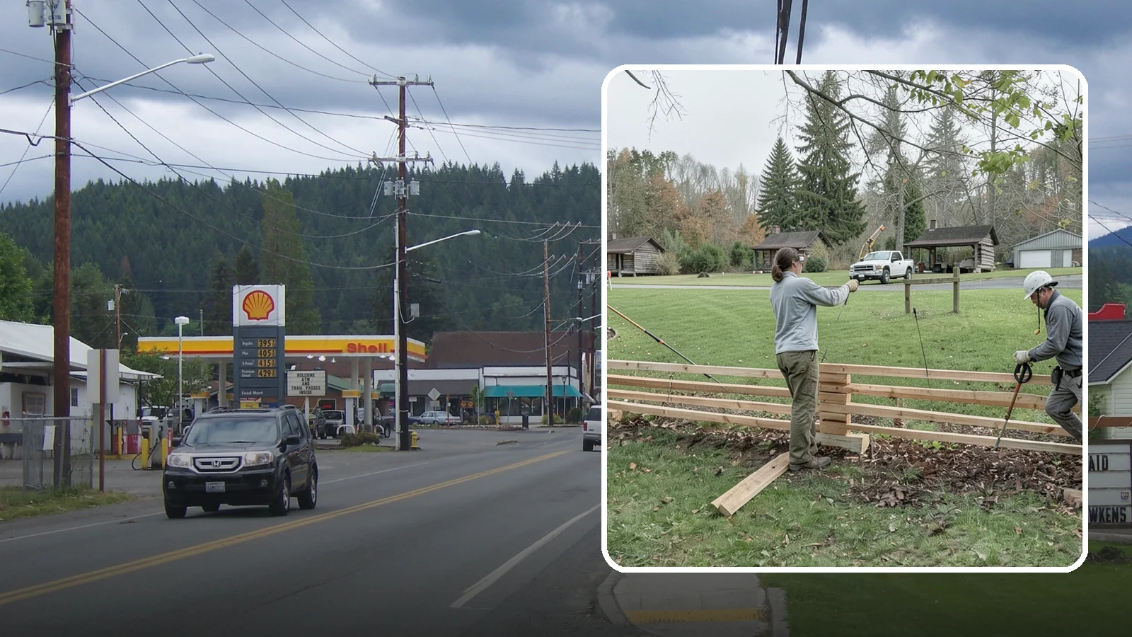 Split Rail Fence Installation in Granite Falls, Snohomish County, WA - We install rustic cedar split rail fencing that defines property lines and gardens with classic Northwest character.
