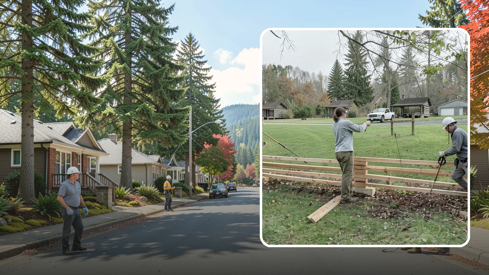 Split Rail Fence Installation in Hunts Point, King County, WA - We install rustic cedar split rail fencing that defines property lines and gardens with classic Northwest character.