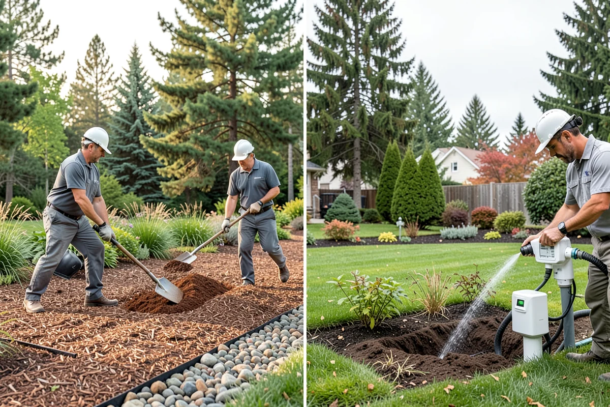 Split Rail Fence Installation in Hunts Point, King County, WA - Lay out the line and confirm corners and property edges