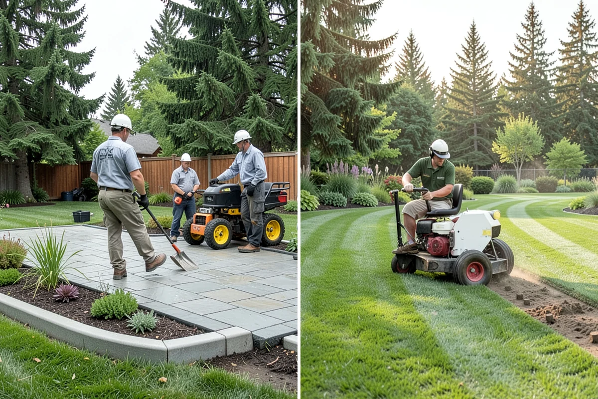 Split Rail Fence Installation in Lake Forest Park, King County, WA - Lay out the line and confirm corners and property edges