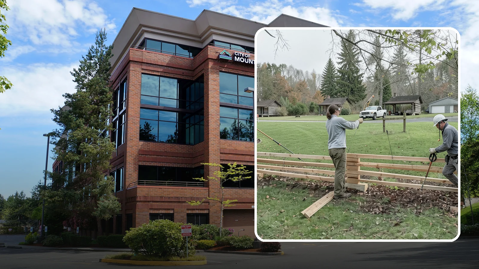 Split Rail Fence Installation in Mountlake Terrace, Snohomish County, WA - We install rustic cedar split rail fencing that defines property lines and gardens with classic Northwest character.