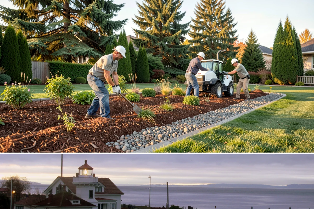 Split Rail Fence Installation in Mukilteo, Snohomish County, WA - Split rail installs across most seasons, but firmer summer ground helps posts stay plumb in our saturated Northwest soils.
