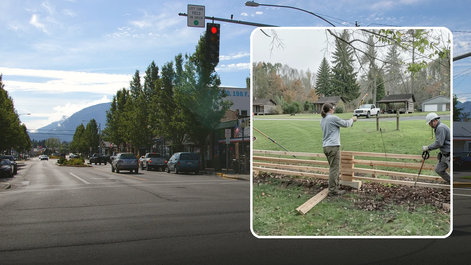 Split Rail Fence Installation in North Bend, King County, WA - We install rustic cedar split rail fencing that defines property lines and gardens with classic Northwest character.