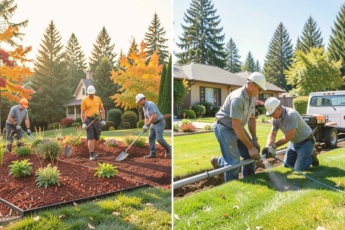 Split Rail Fence Installation in Sammamish, King County, WA - Lay out the line and confirm corners and property edges