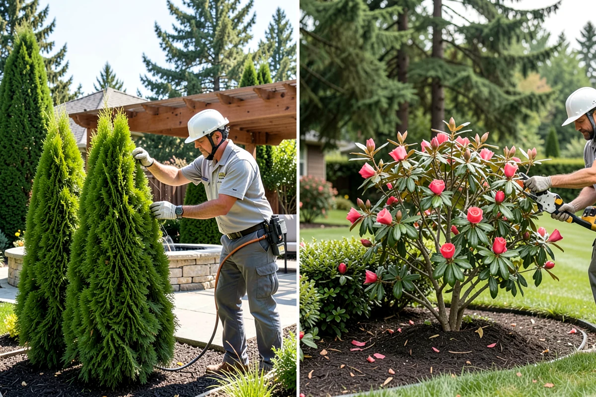 Split Rail Fence Installation in Seattle, King County, WA - Lay out the line and confirm corners and property edges