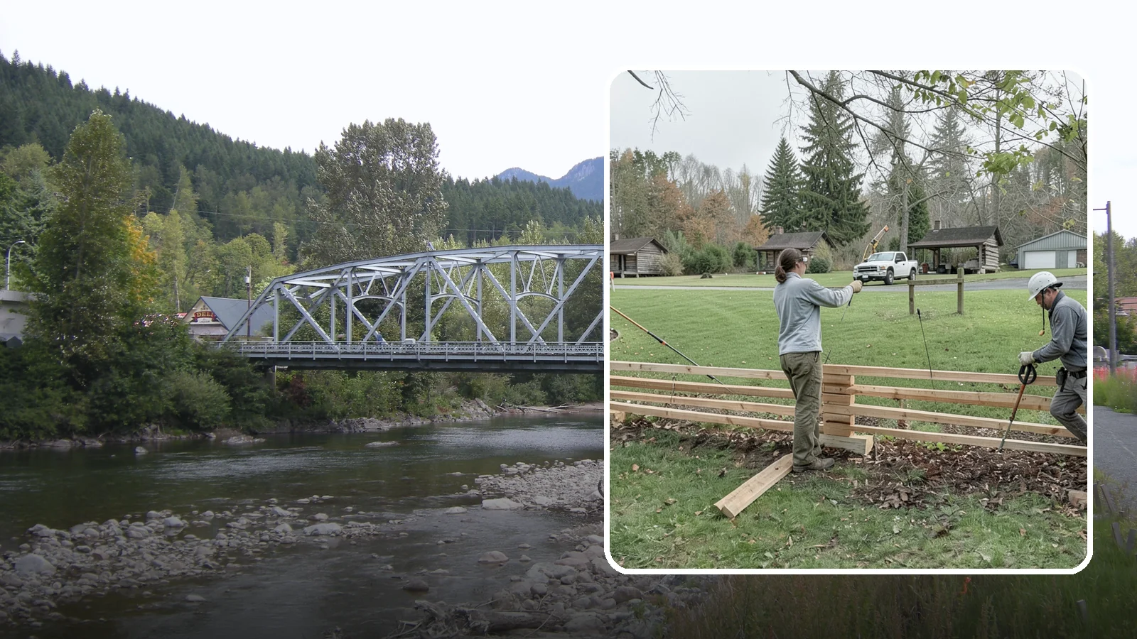 Split Rail Fence Installation in Skykomish, King County, WA - We install rustic cedar split rail fencing that defines property lines and gardens with classic Northwest character.