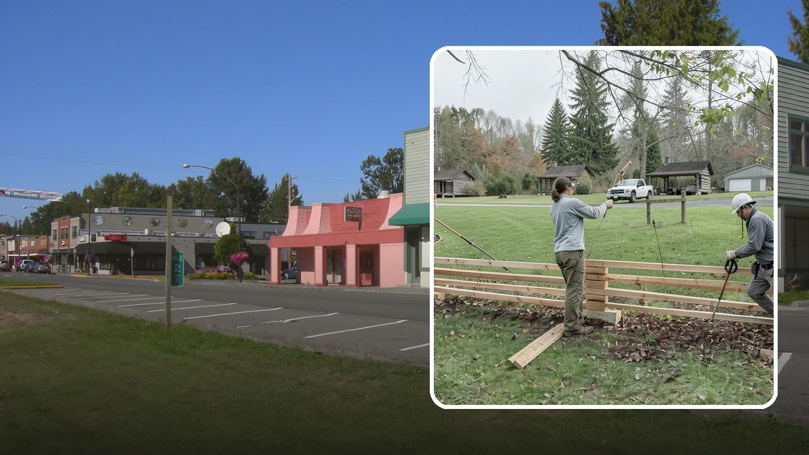 Split Rail Fence Installation in Snoqualmie, King County, WA - We install rustic cedar split rail fencing that defines property lines and gardens with classic Northwest character.
