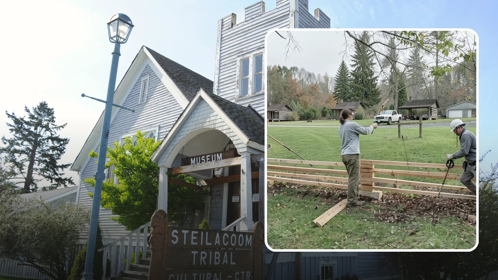 Split Rail Fence Installation in Steilacoom, Pierce County, WA - We install rustic cedar split rail fencing that defines property lines and gardens with classic Northwest character.