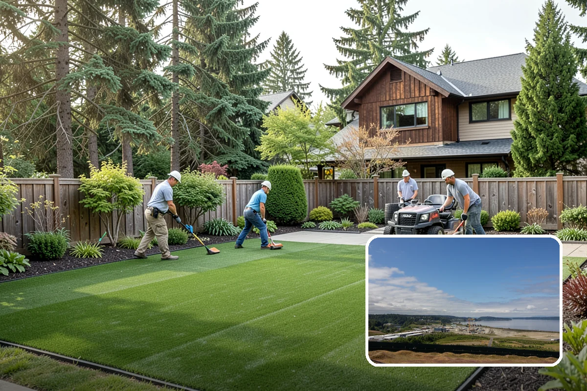 Split Rail Fence Installation in University Place, Pierce County, WA - Creates an open, rustic boundary with true Northwest style