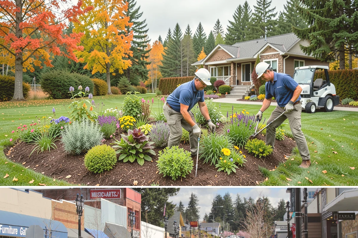 Spring Cleanup in Bothell, King County, WA - Done in early spring as growth begins.