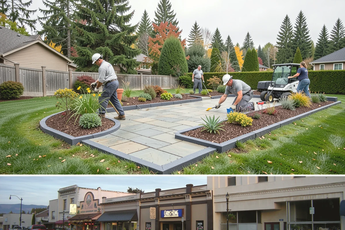 Spring Cleanup in Burlington, Skagit County, WA - Done in early spring as growth begins.