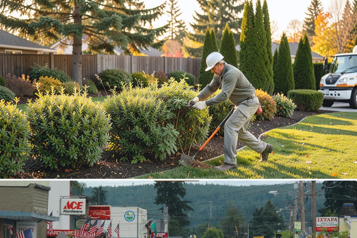 Spring Cleanup in Carnation, King County, WA - Done in early spring as growth begins.