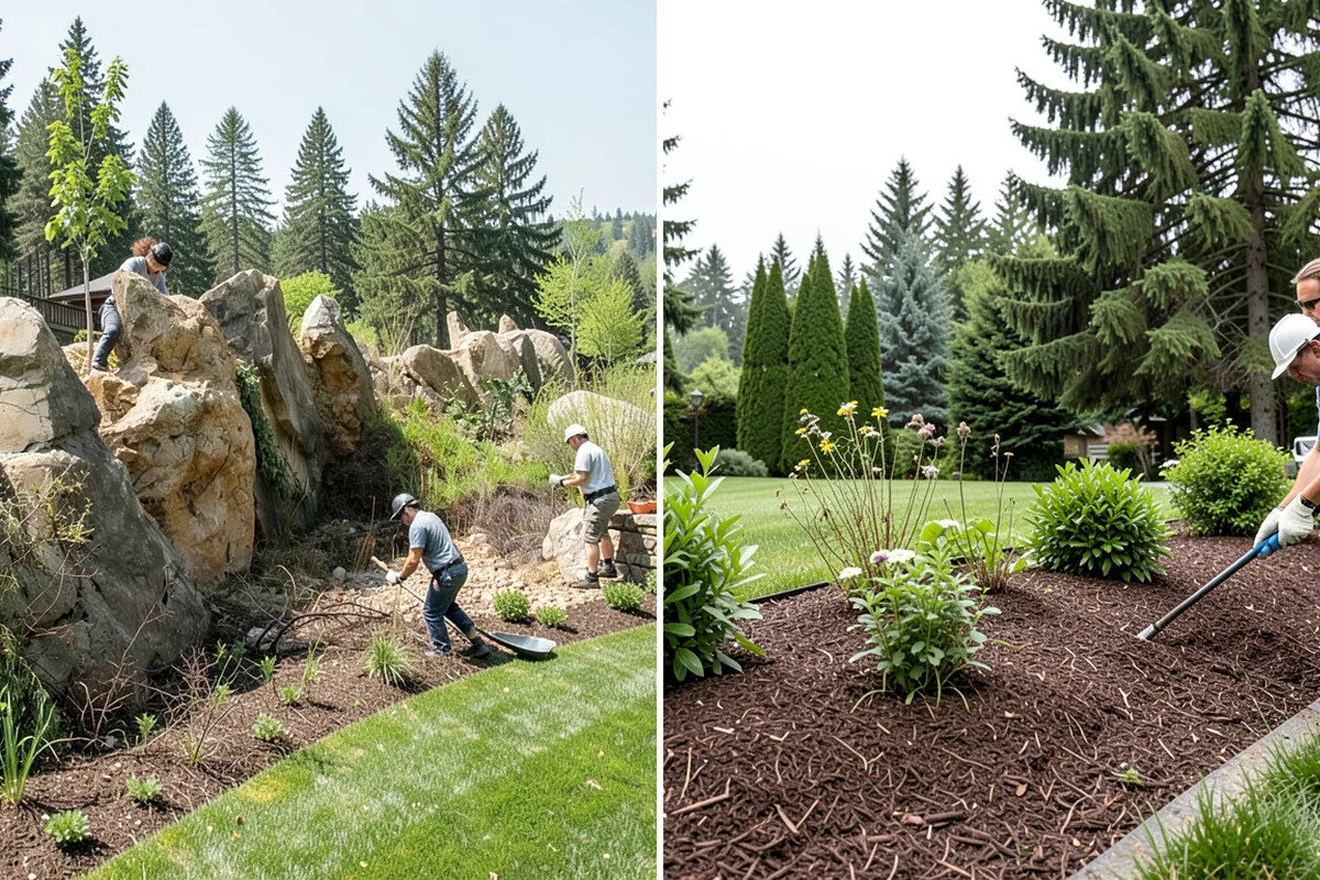 Spring Cleanup in Clyde Hill, King County, WA - Walk the property and plan the cleanup