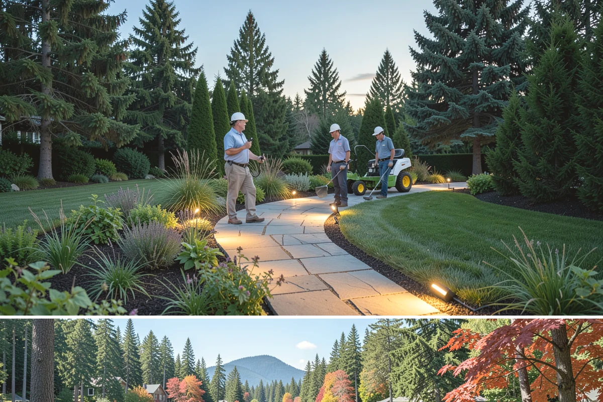Spring Cleanup in Covington, King County, WA - Done in early spring as growth begins.