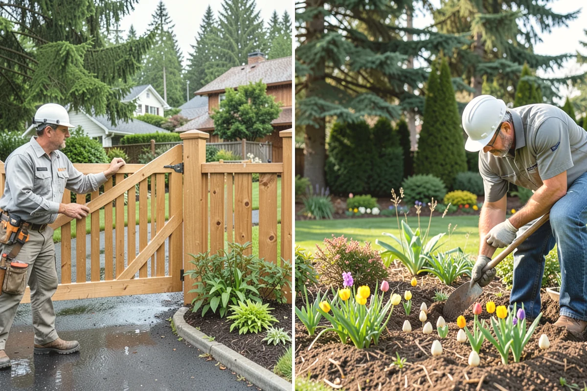 Spring Cleanup in Edgewood, Pierce County, WA - Walk the property and plan the cleanup