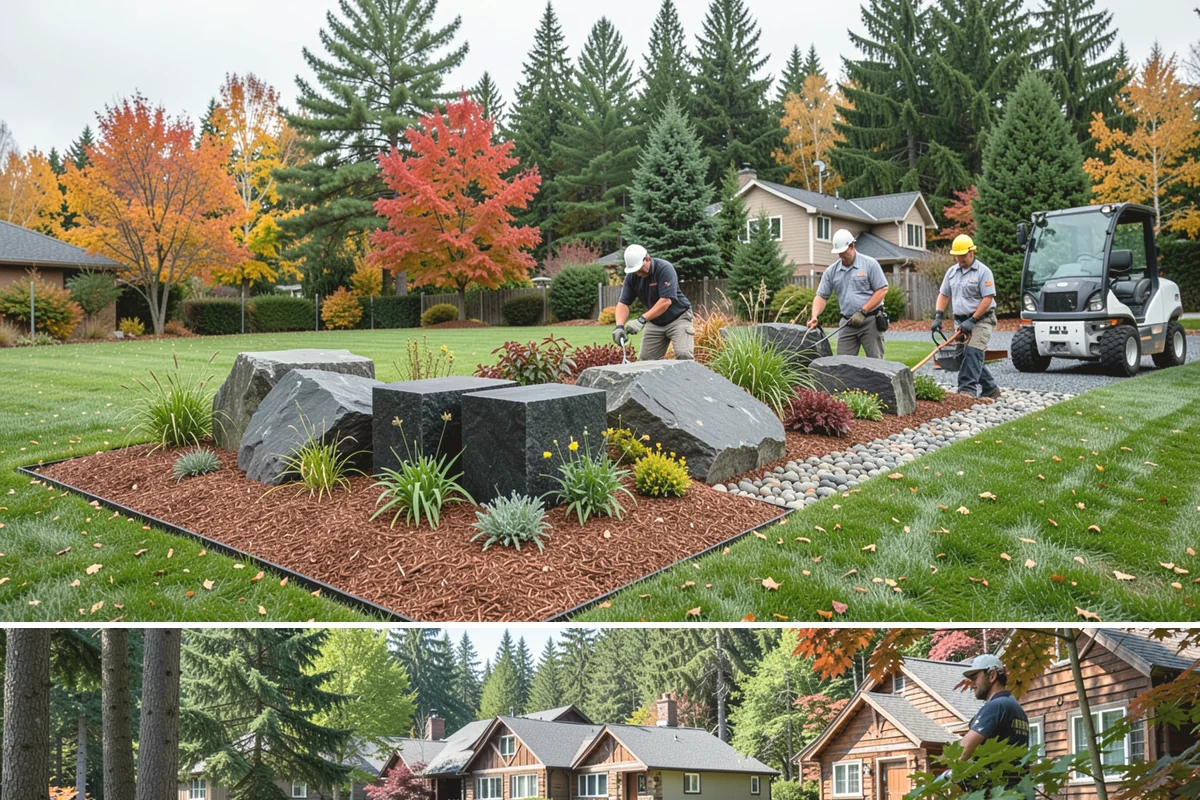 Spring Cleanup in Edgewood, Pierce County, WA - Done in early spring as growth begins.