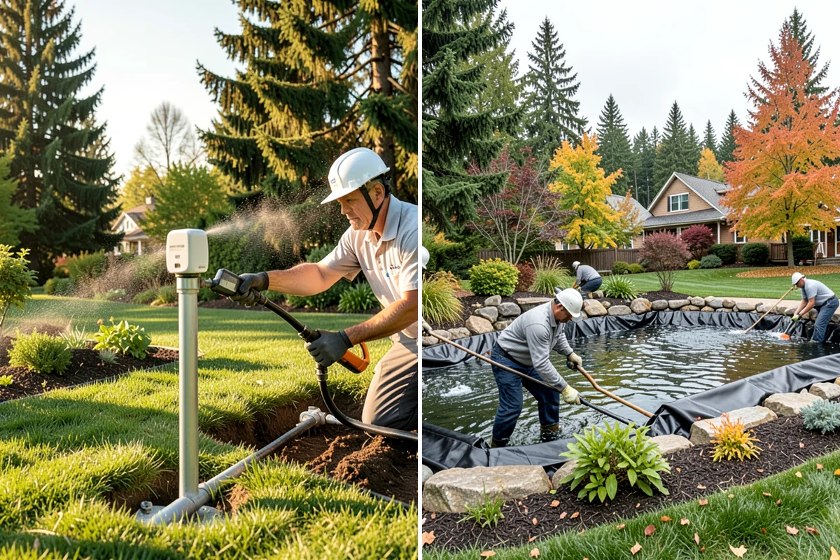 Spring Cleanup in Gig Harbor, Pierce County, WA - Walk the property and plan the cleanup