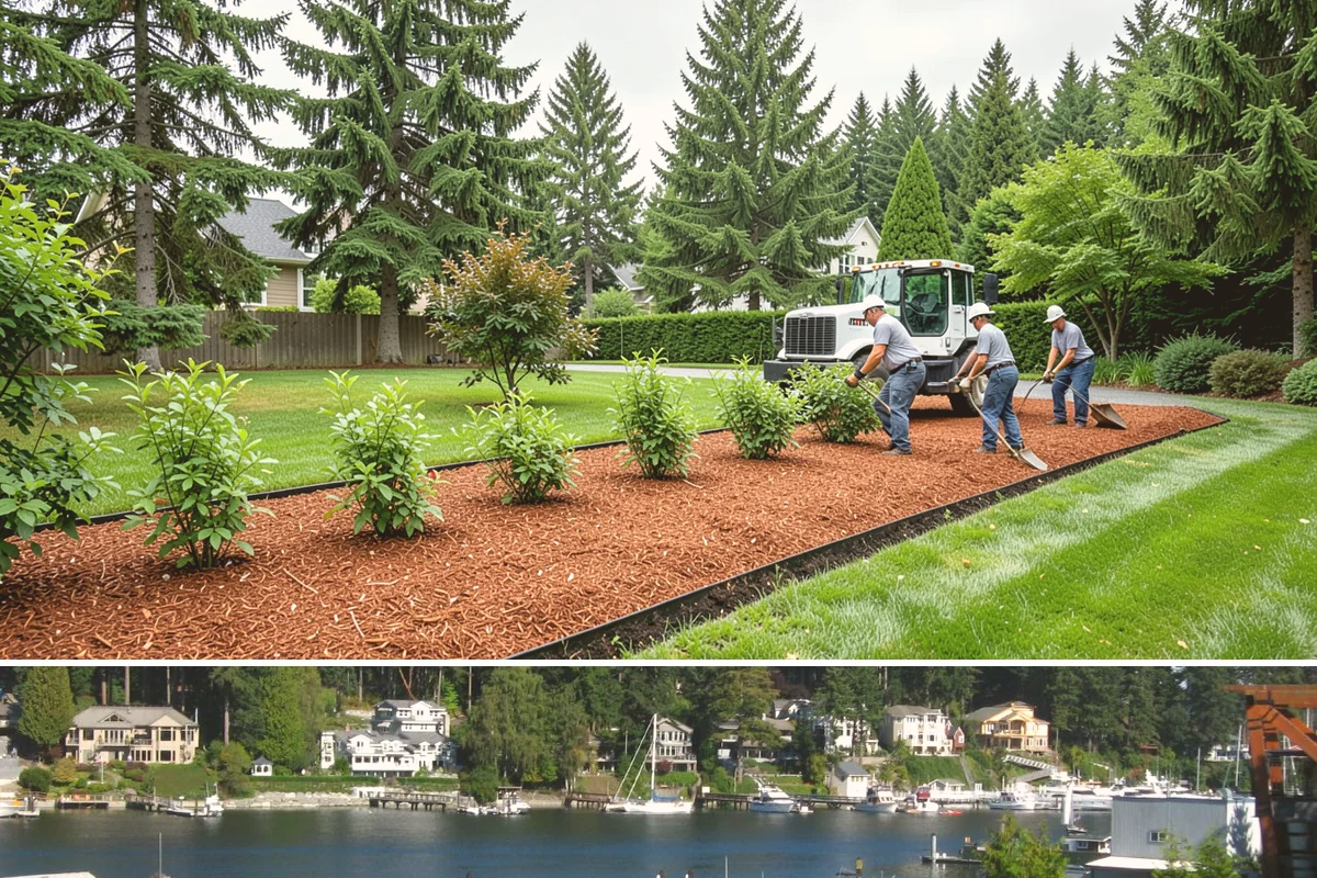 Spring Cleanup in Gig Harbor, Pierce County, WA - Done in early spring as growth begins.