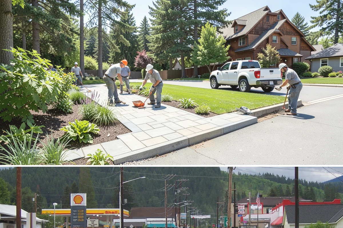Spring Cleanup in Granite Falls, Snohomish County, WA - Done in early spring as growth begins.