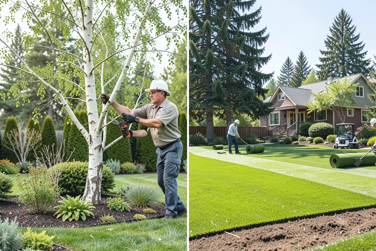 Spring Cleanup in Medina, King County, WA - Walk the property and plan the cleanup