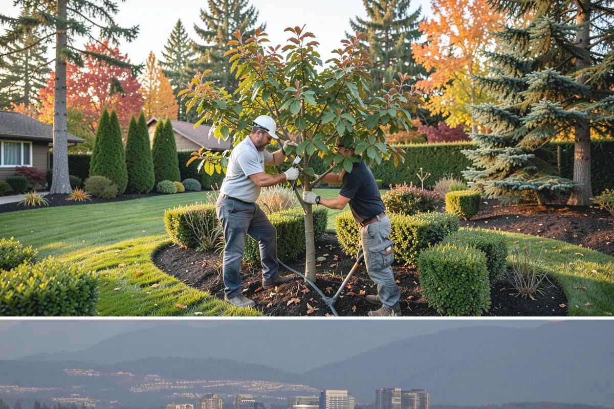 Spring Cleanup in Medina, King County, WA - Done in early spring as growth begins.