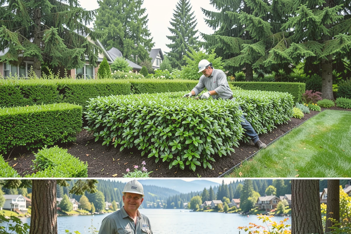 Spring Cleanup in Milton, King County, WA - Done in early spring as growth begins.