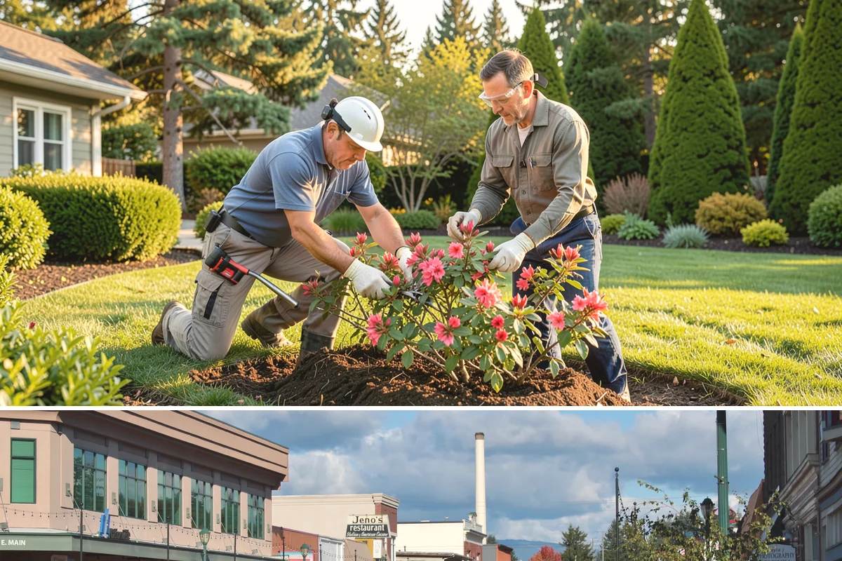 Spring Cleanup in Monroe, Snohomish County, WA - Done in early spring as growth begins.