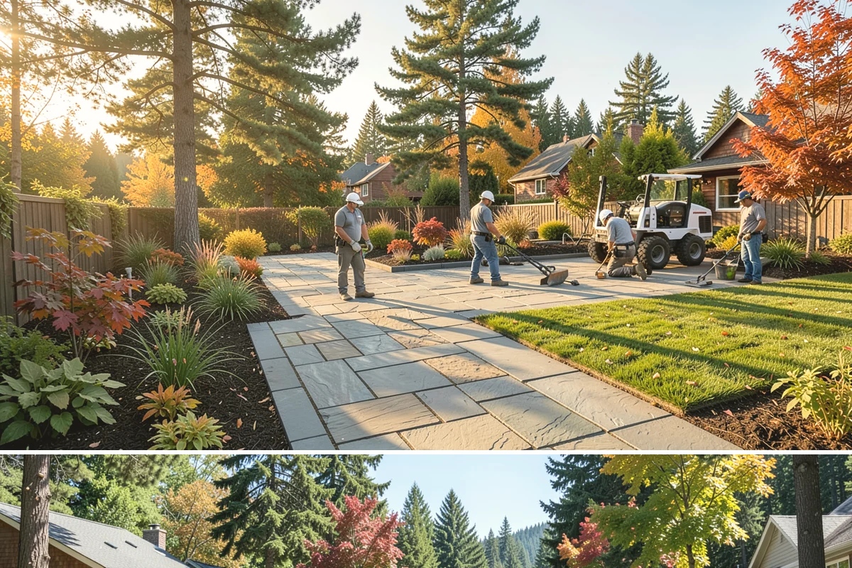 Spring Cleanup in Orting, Pierce County, WA - Done in early spring as growth begins.