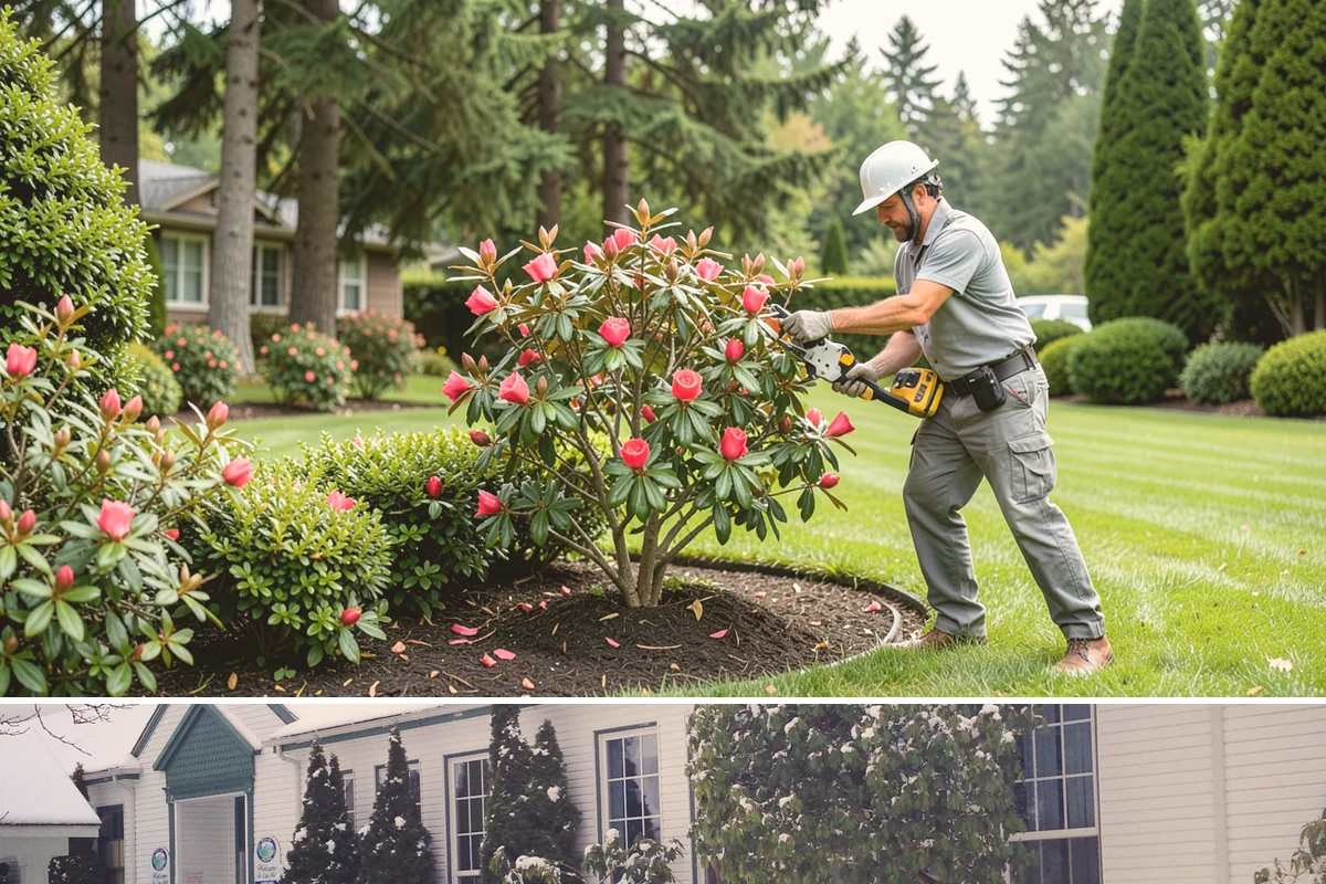 Spring Cleanup in Pacific, King County, WA - Done in early spring as growth begins.