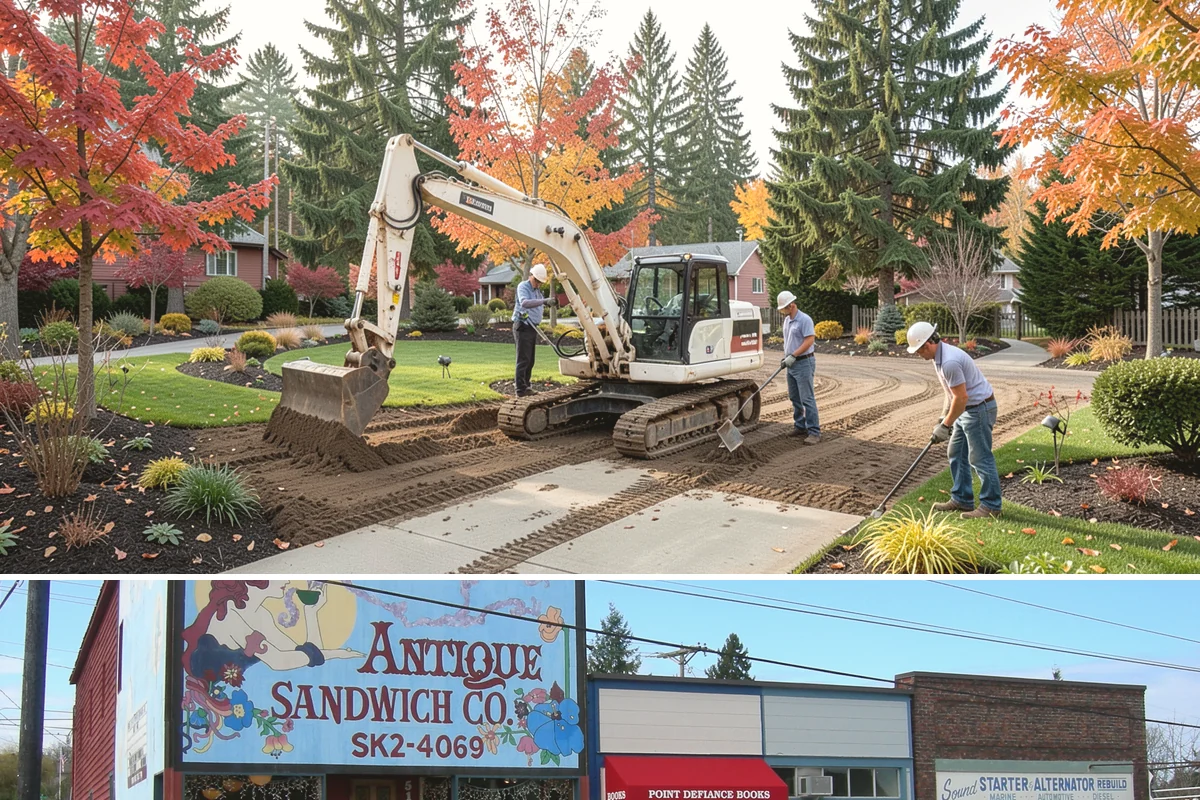 Spring Cleanup in Ruston, Pierce County, WA - Done in early spring as growth begins.