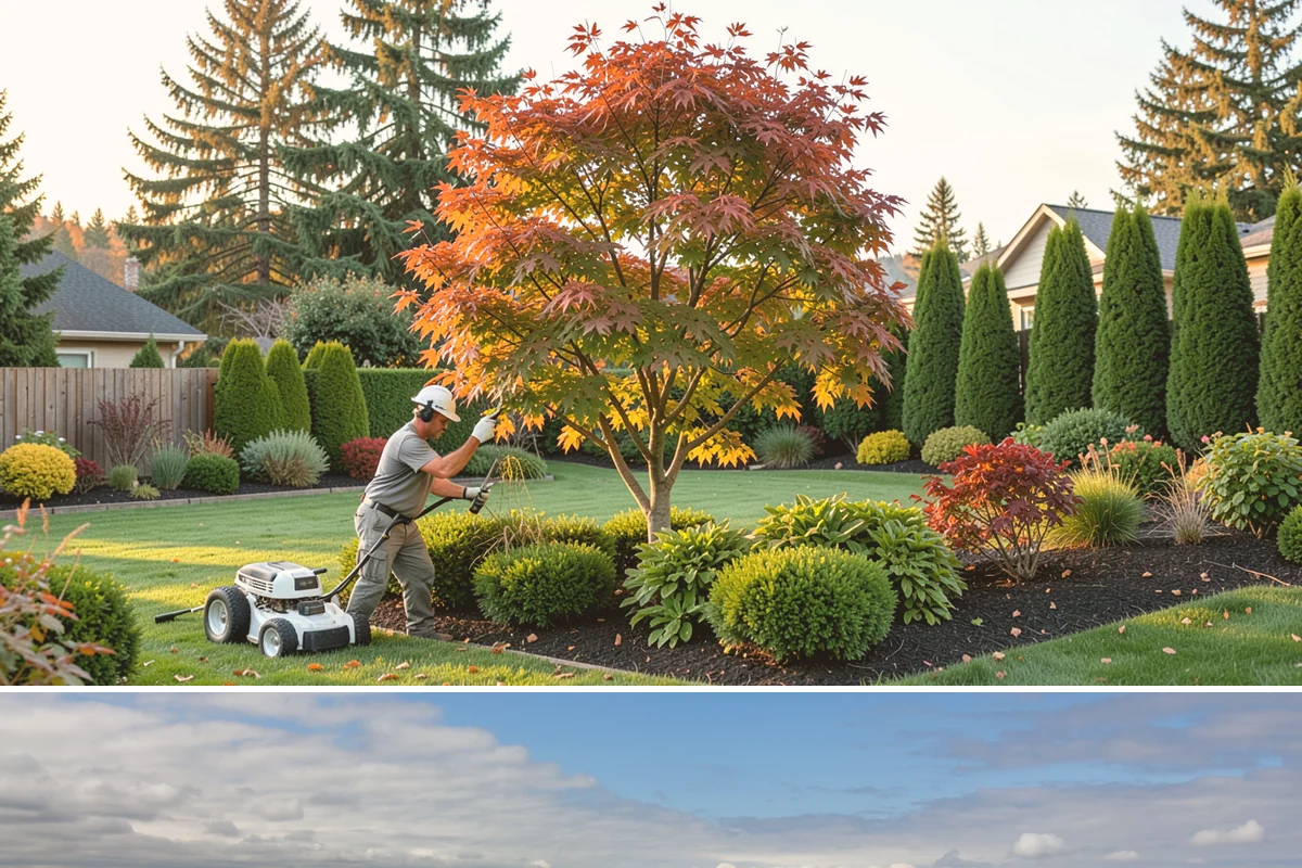 Spring Cleanup in University Place, Pierce County, WA - Done in early spring as growth begins.