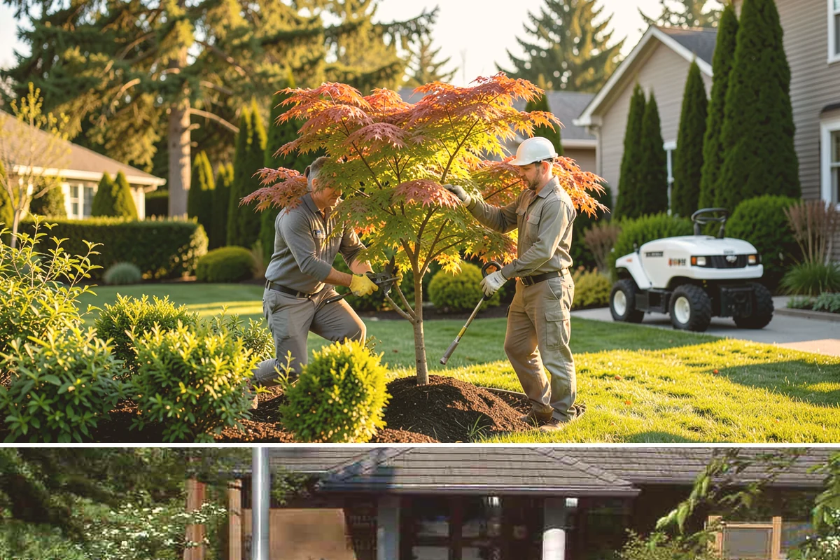 Spring Cleanup in Yarrow Point, King County, WA - Done in early spring as growth begins.