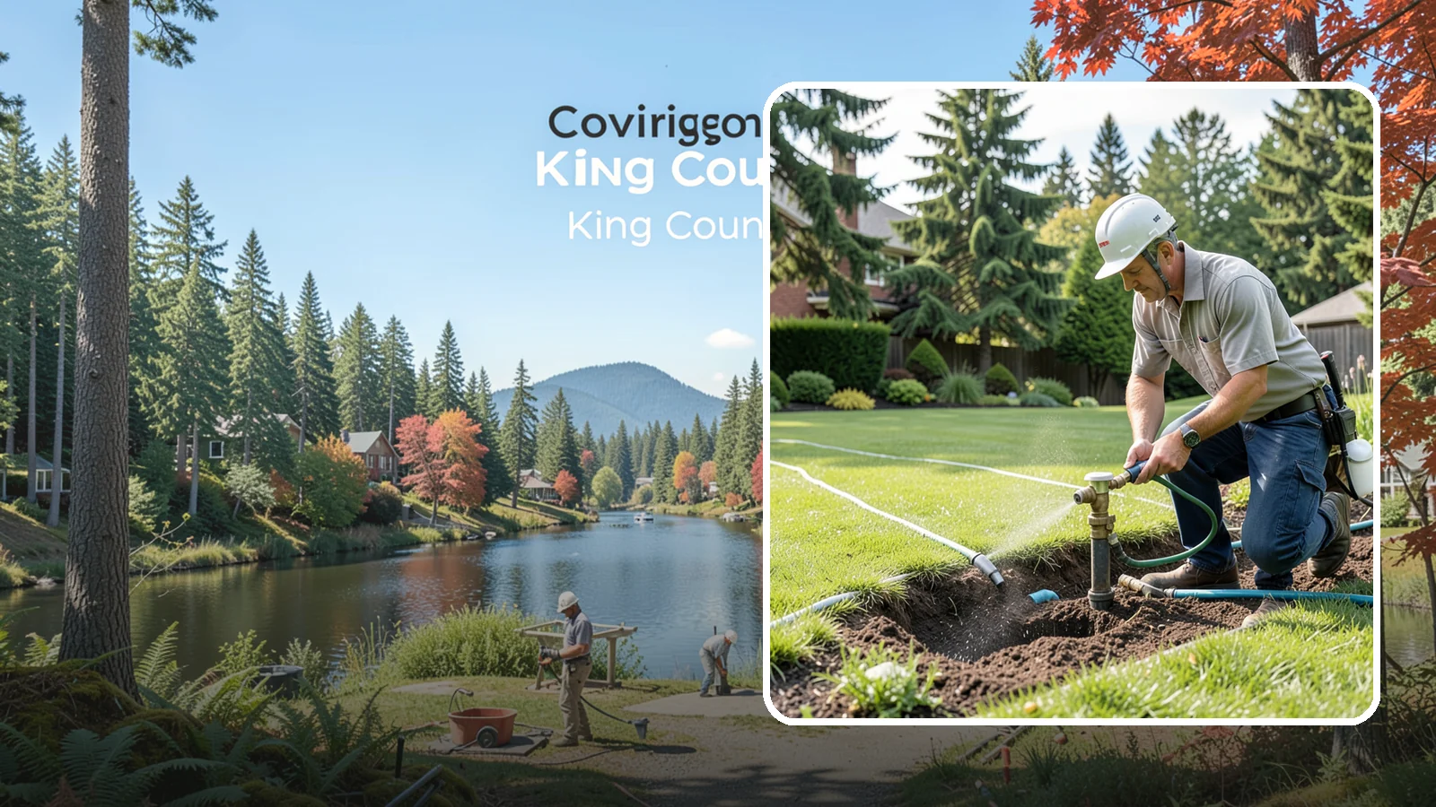Spring Irrigation Startup in Covington, King County, WA - Seasonal system startup that safely repressurizes, inspects, and tunes your sprinklers for the watering season.