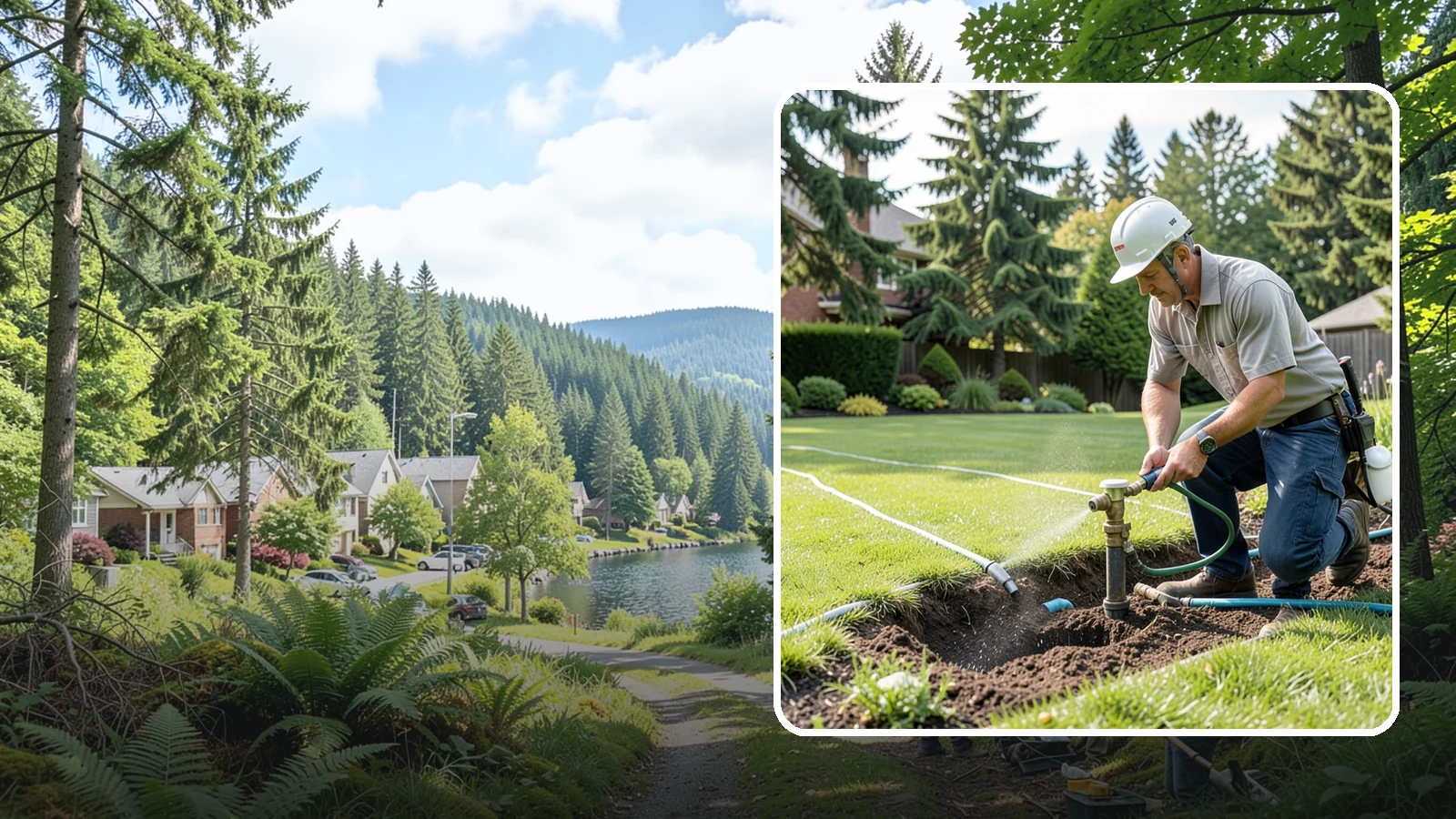 Spring Irrigation Startup in Lake Forest Park, King County, WA - Seasonal system startup that safely repressurizes, inspects, and tunes your sprinklers for the watering season.