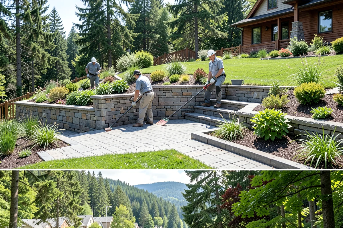 Spring Irrigation Startup in Lake Forest Park, King County, WA - Done in spring as the watering season begins.