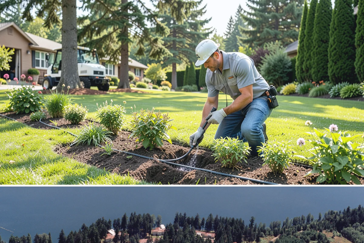 Spring Irrigation Startup in Lakewood, Pierce County, WA - Done in spring as the watering season begins.